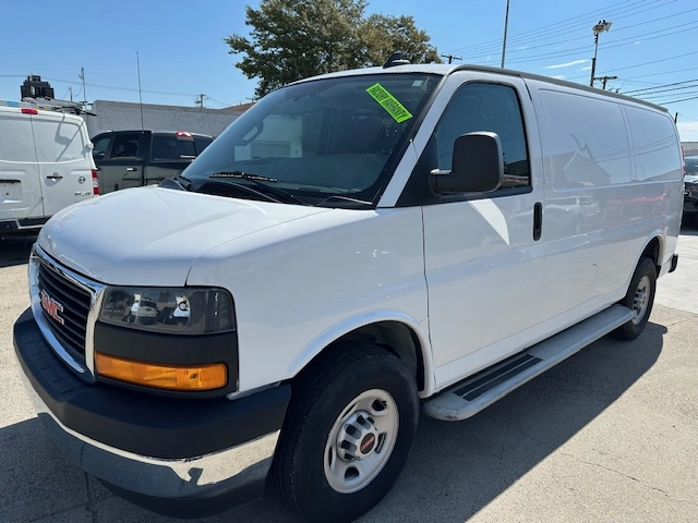 White 2023 GMC Savana Cargo 2500 RWD Van Rear-Wheel Drive Automatic
