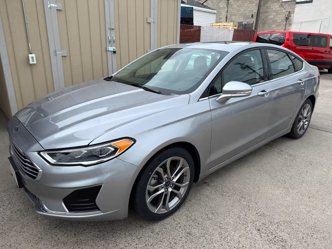 Silver 2020 Ford Fusion SEL FWD Sedan Front-Wheel Drive Automatic